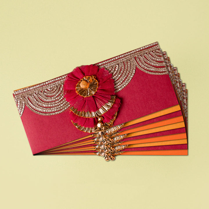 Fabric Flower Gift Envelopes