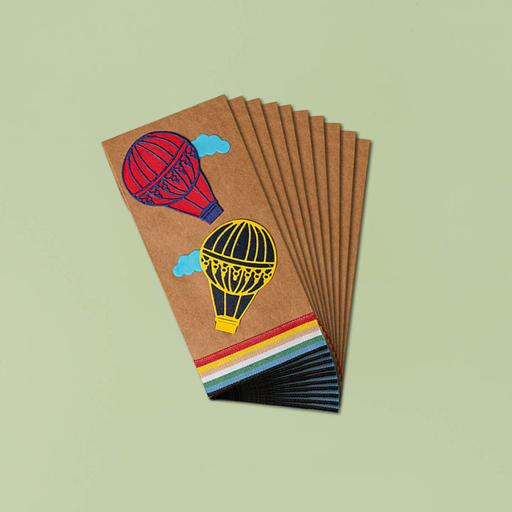 Hot Air Balloon Brown Gift Envelopes