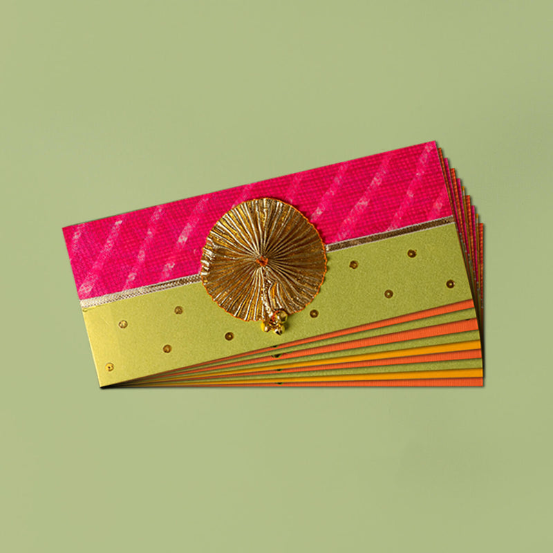 Lehariya with Gota Gift Envelopes