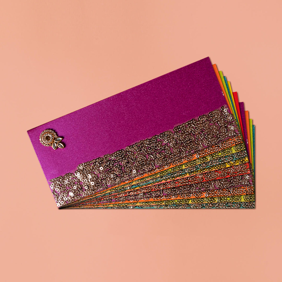 Sequins Border Booti Gift Envelopes