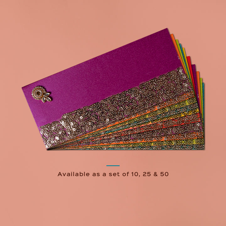 Sequins Border Booti Gift Envelopes