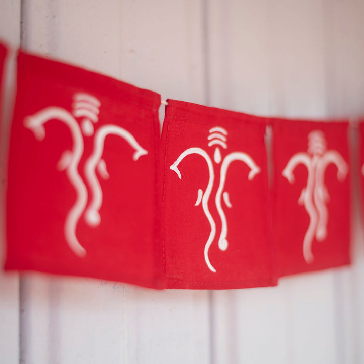 Handpainted Aipan Toran - Ganesha