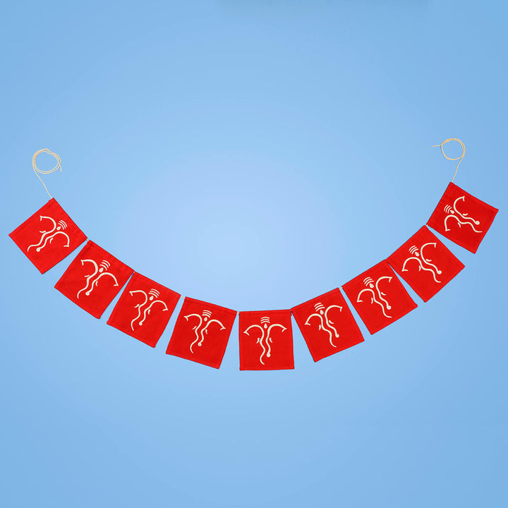 Handpainted Aipan Toran - Ganesha