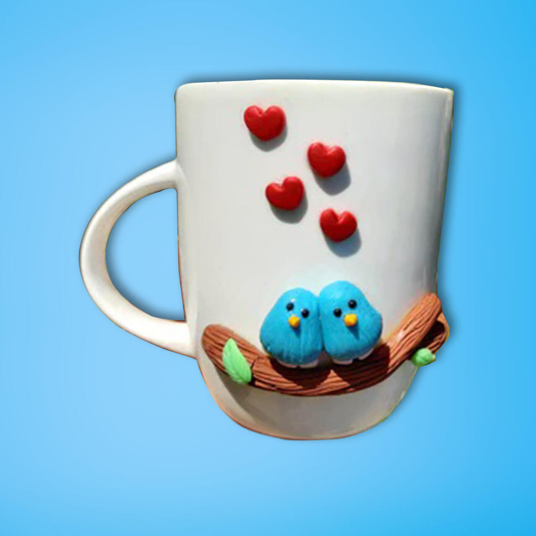 Mug Cute Gifts For Long Distance Boyfriend Handcrafted Clay Mug