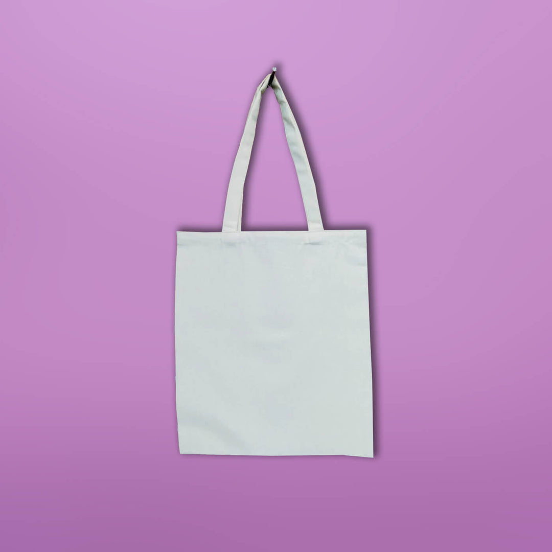 Canvas Bag with Shoulder Handle Plain - (15 x 12 inches)