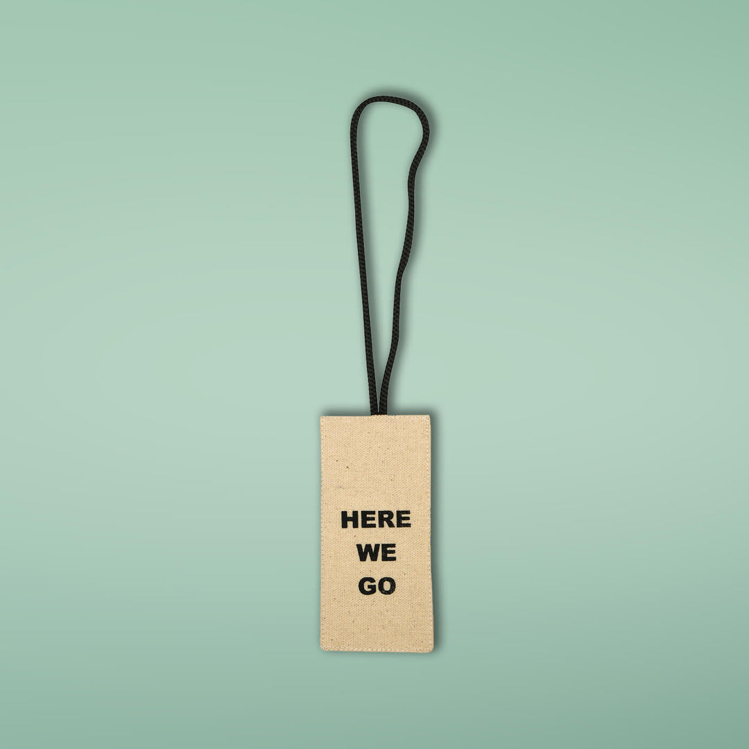 Here We Go Luggage Tags - Pack of 12