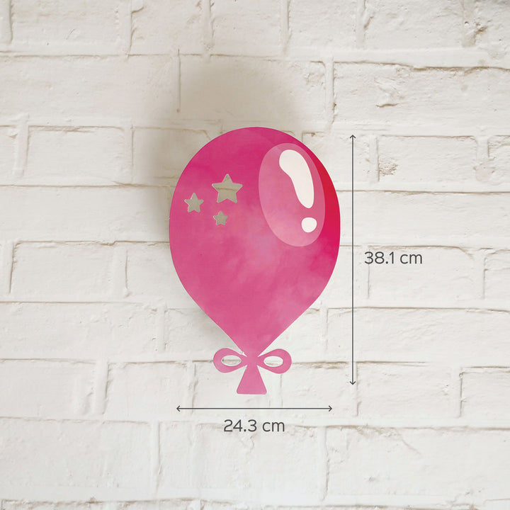 Pastel Balloon Backlit Wall Light for Kids