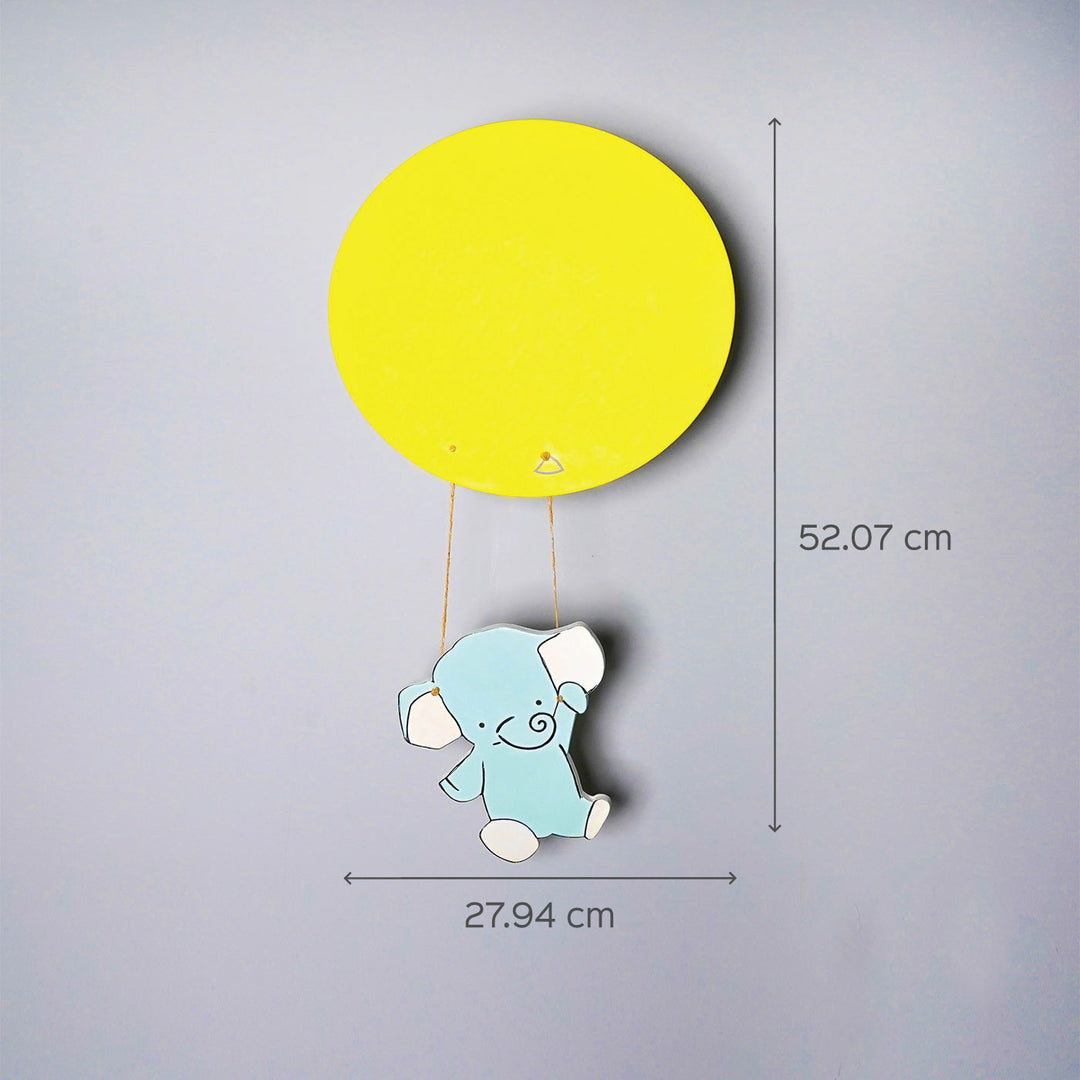 Cute Elephant Backlit Wall Light for Kids