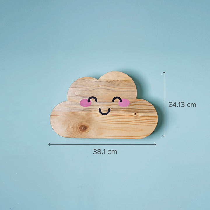 Smiling Cloud Backlit Wall Light for Kids
