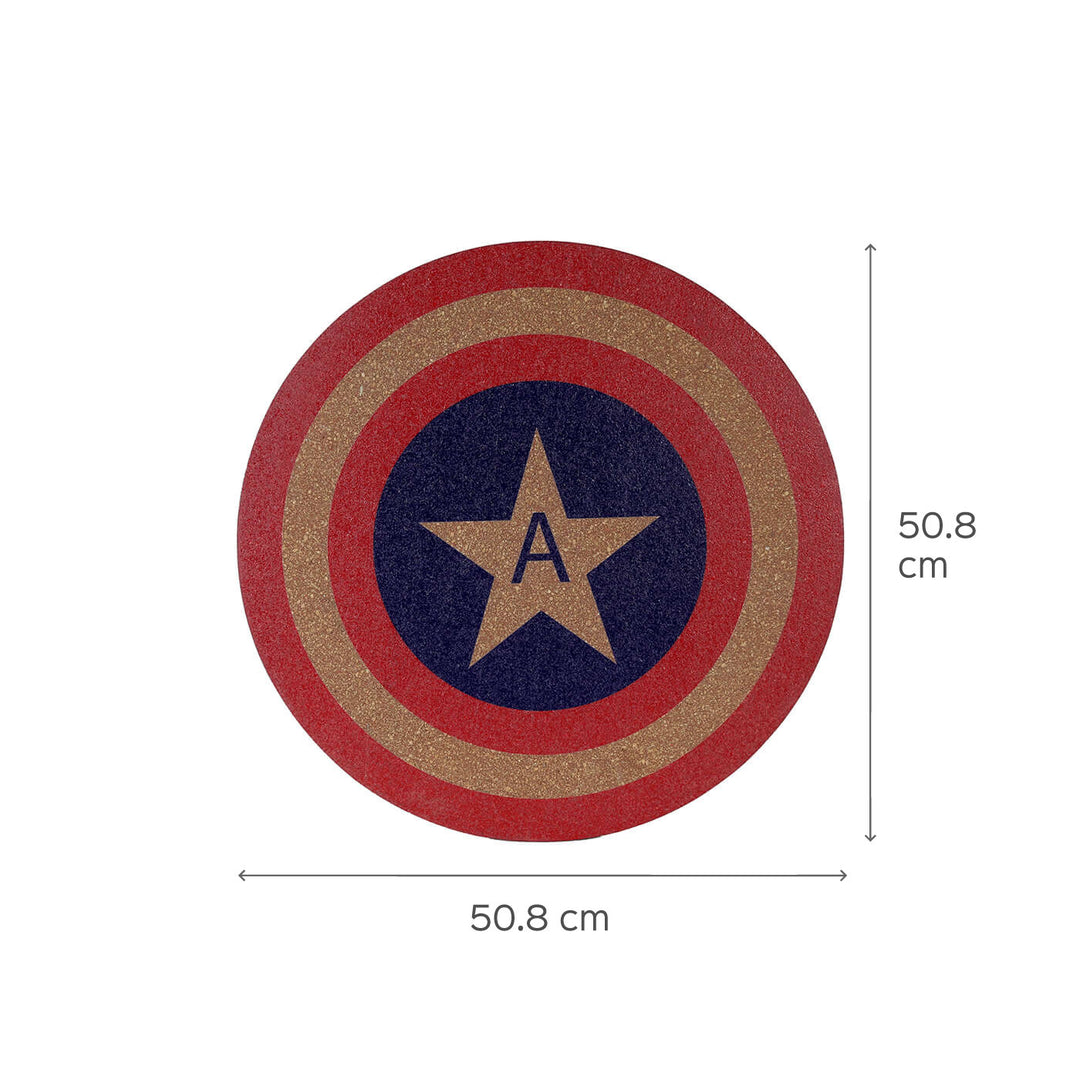 Captain America Shield Cork Pinboard for Kids