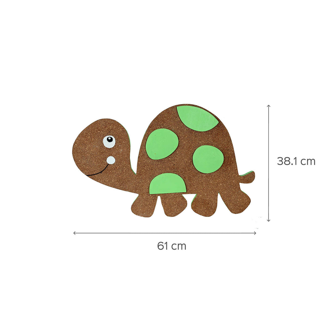 Tortoise Cork Pinboard for Kids