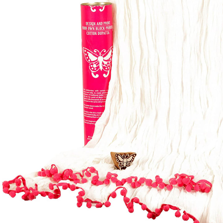 Dupatta Block Print DIY Kit