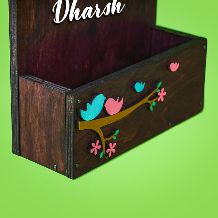House Shaped Birds Planter Nameboard - Zwende