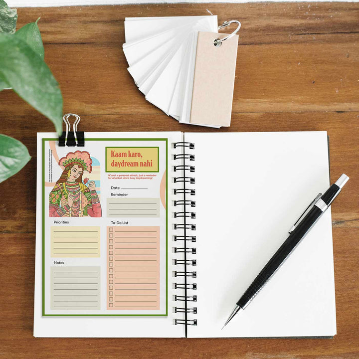 Productive Quirky Planner - Print and Use - Tholu Bommalata and Miniature Art