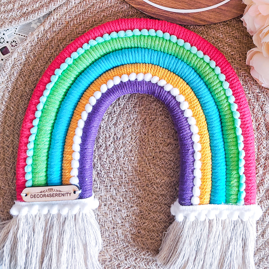 Macrame Rainbow Kids' Wall Hanging