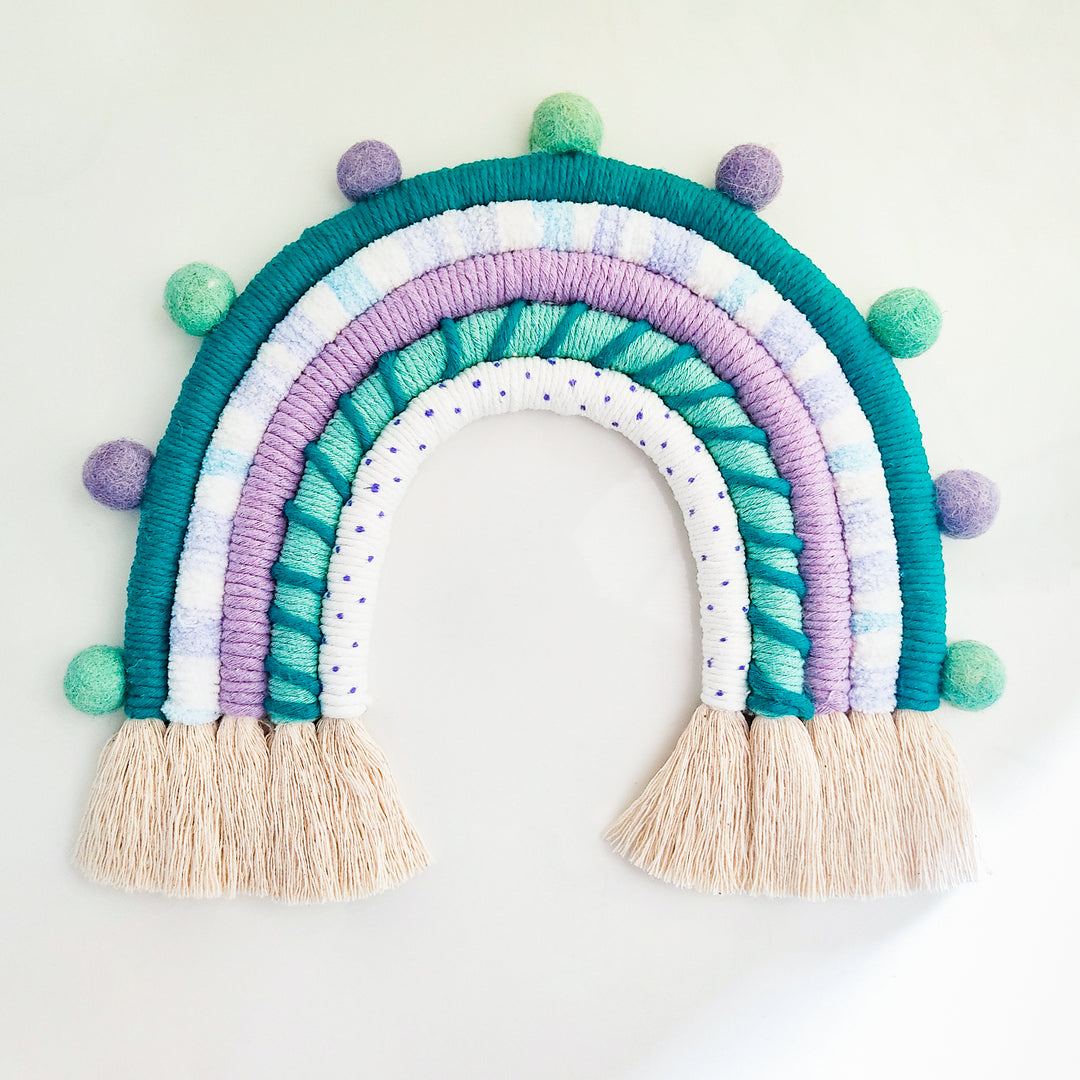 Macrame Prince Rainbow Kids' Wall Hanging