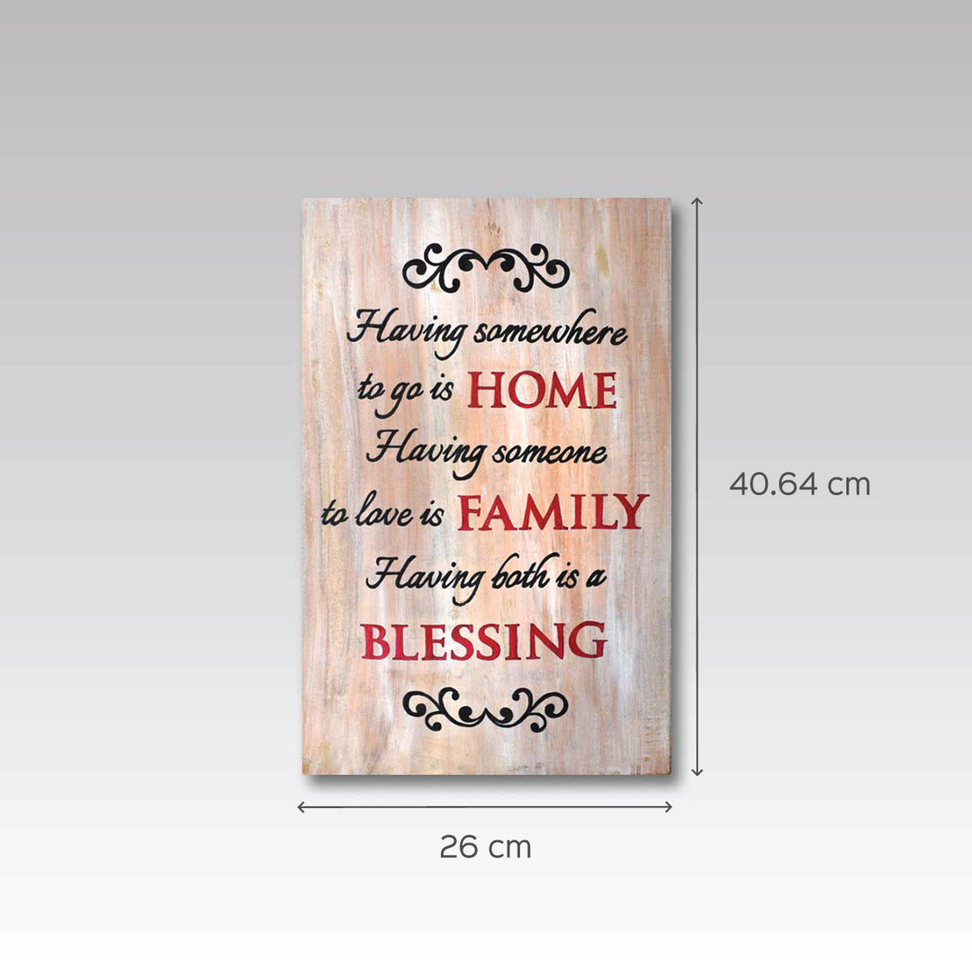 Wooden Wall Decor Board - Home Quote