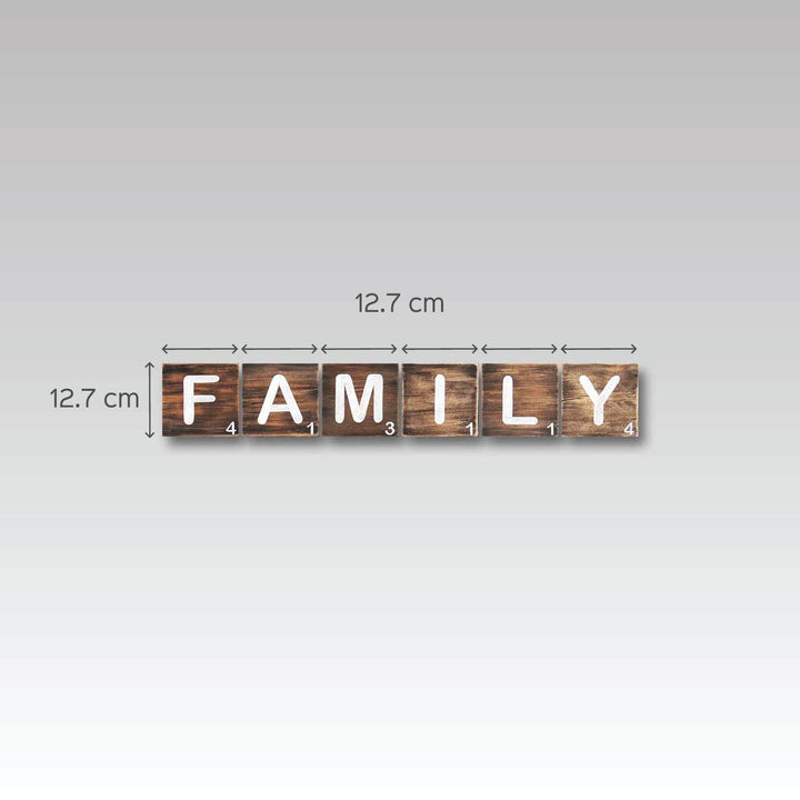Customisable Scrabble Individual Wooden Letter Tiles - Family