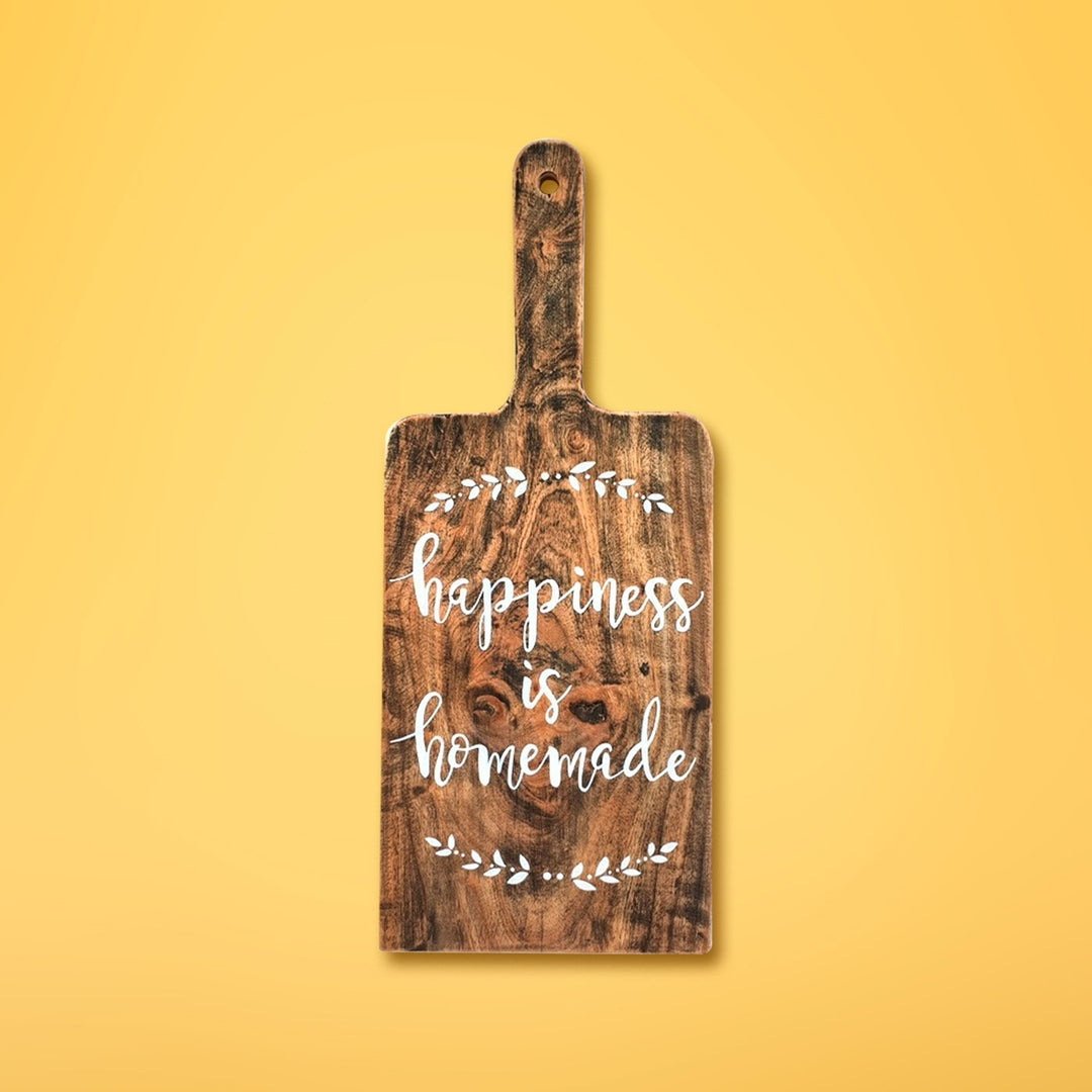 Happiness is Homemade Wooden Wall Decor Board