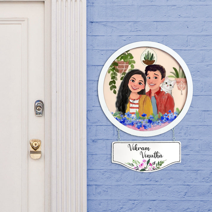 Photo Caricature Hanging Nameplate