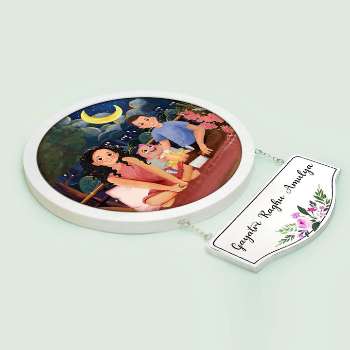 Photo Caricature Hanging Nameplate - Zwende