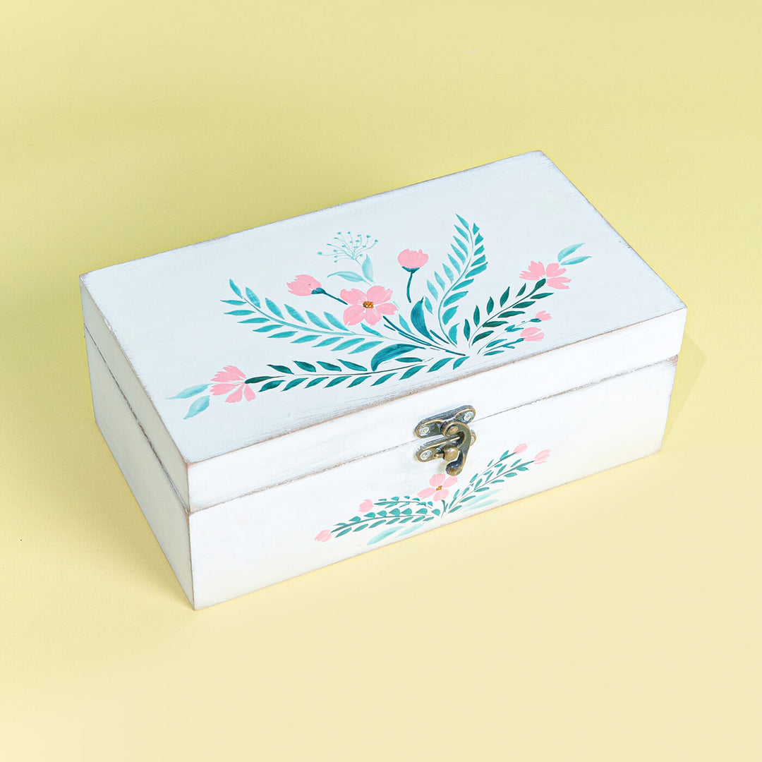 Rakhi Hamper With Candle For Brother - Closed gift box top view