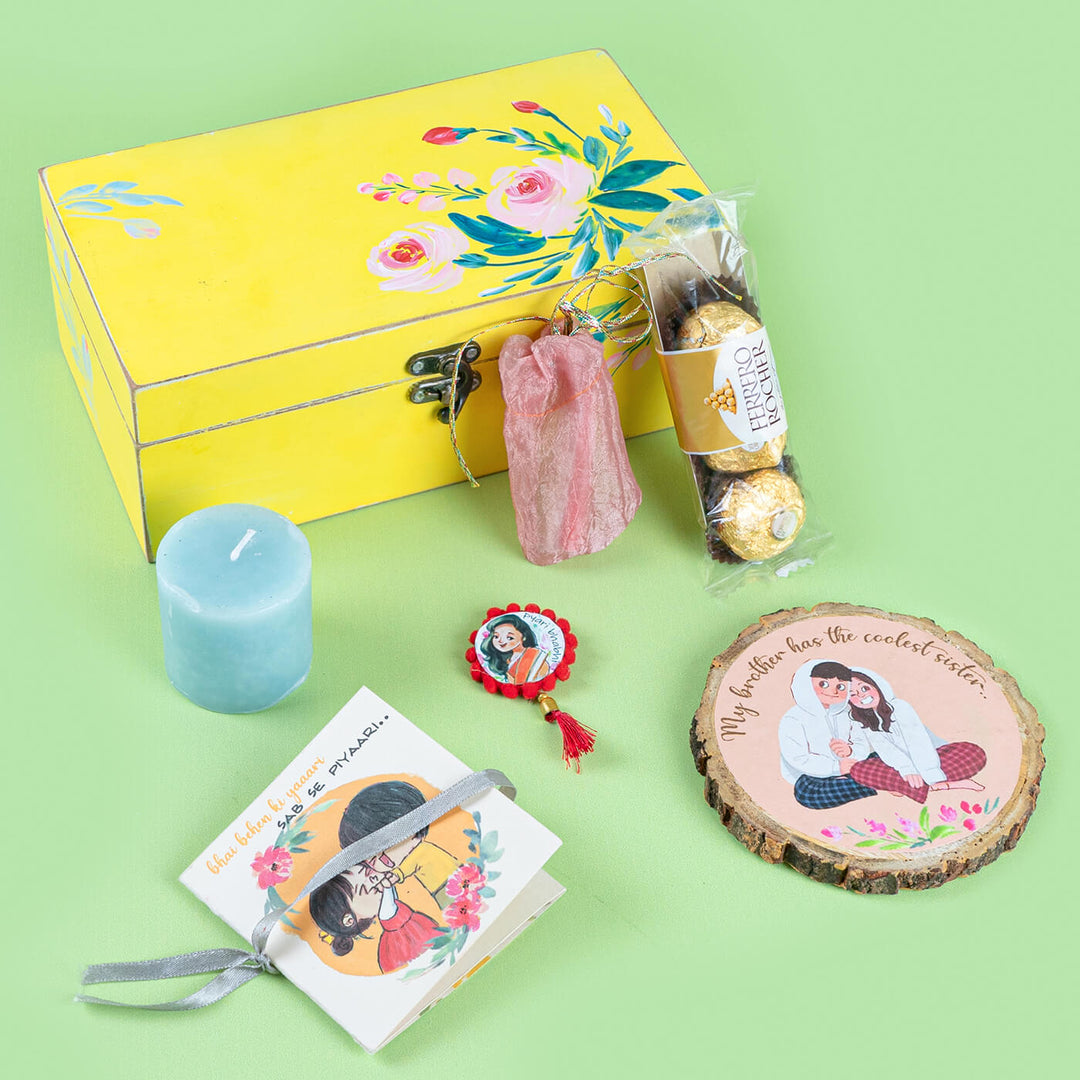 Rakhi Hamper For Bhabhi - Gift Set Display