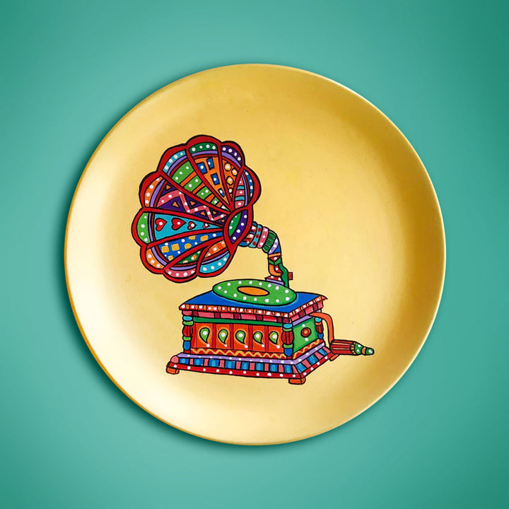 Retro Gramophone Wall Plate