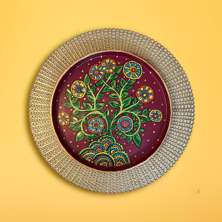 Kalamkari Tree of Life Wall Plate
