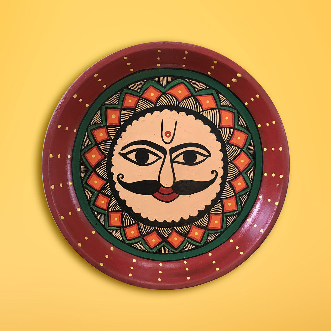 Sun Painting Wall Plate