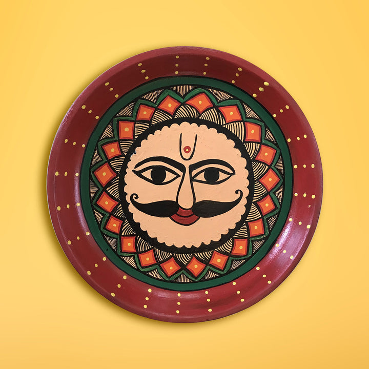 Sun Painting Wall Plate