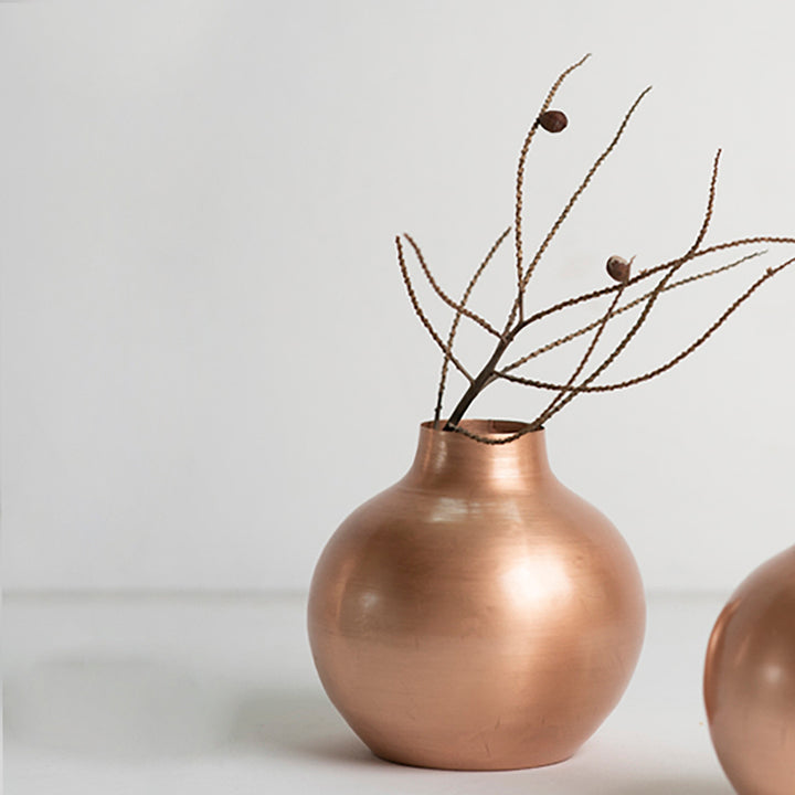 Copper Rose Gold Vase
