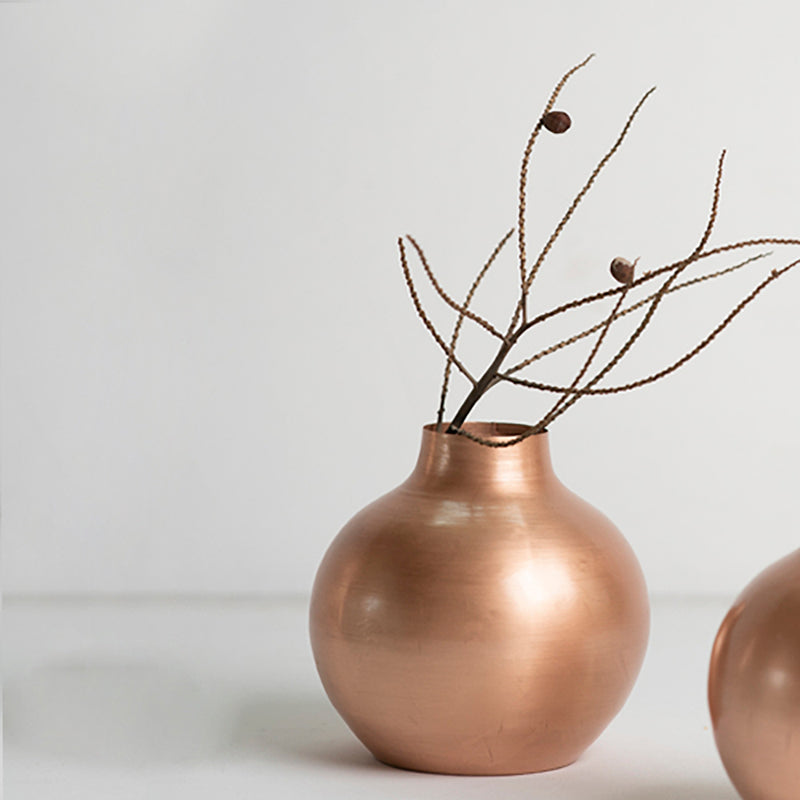 Copper Rose Gold Vase