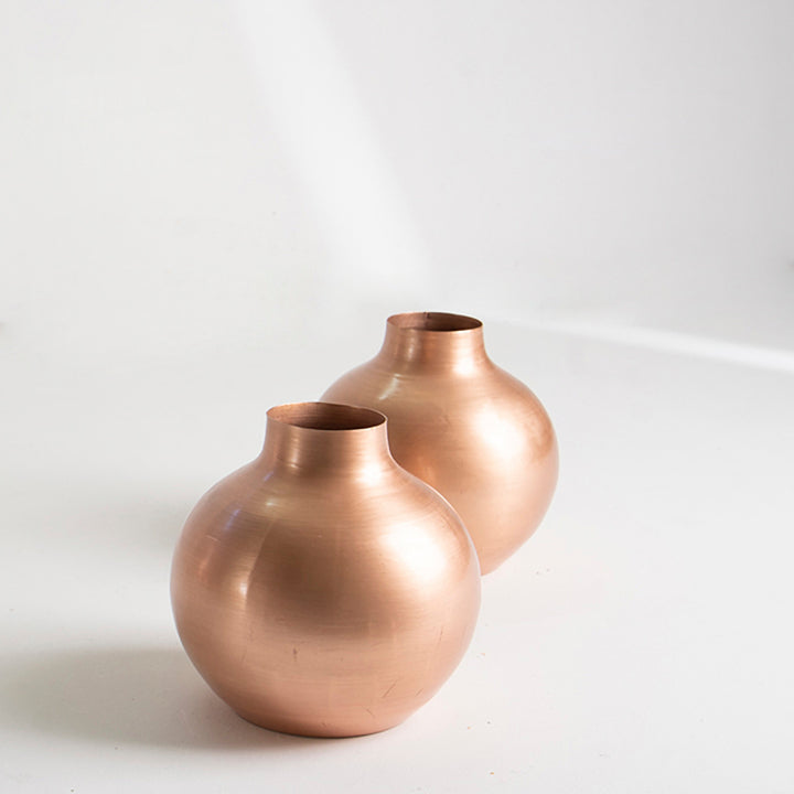 Copper Rose Gold Vase