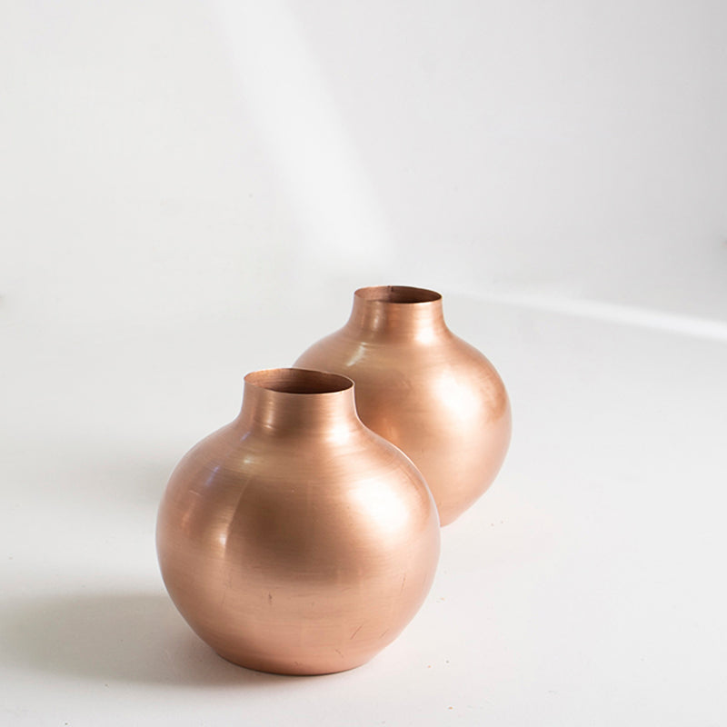 Copper Rose Gold Vase