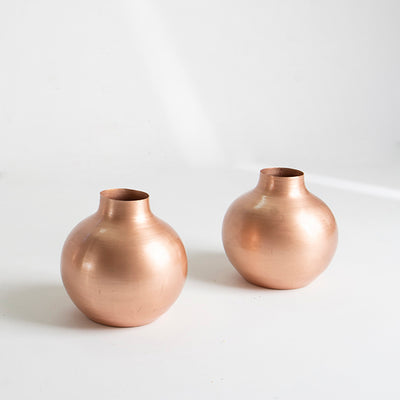 Copper Rose Gold Vase