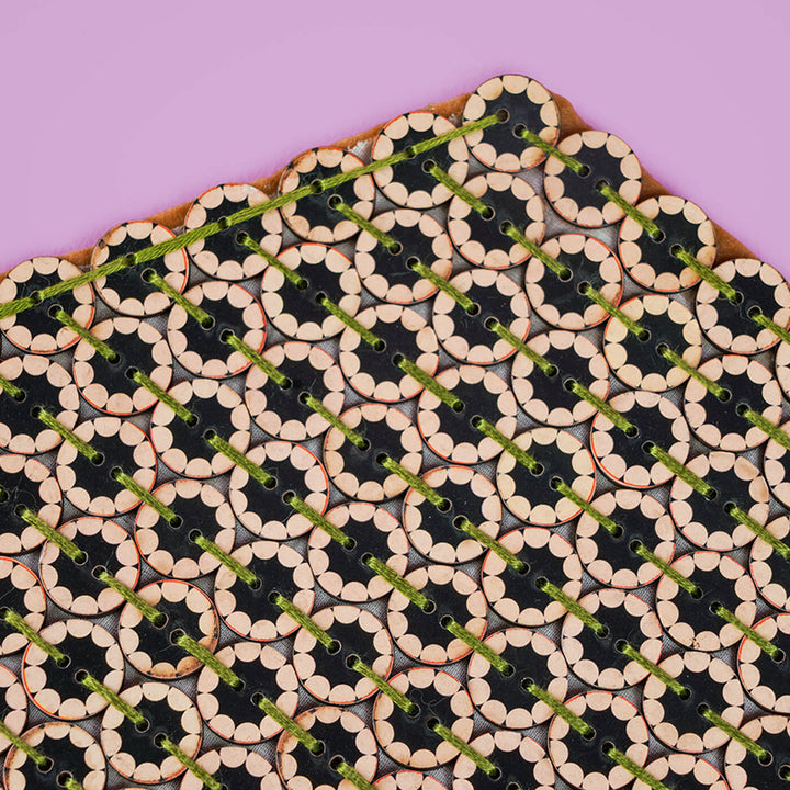 Multipurpose Hexagonal Button Placemat