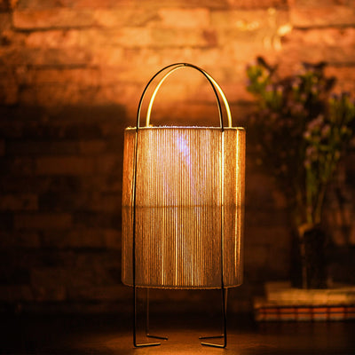 Handmade Cotton Thread Floor Lamp
