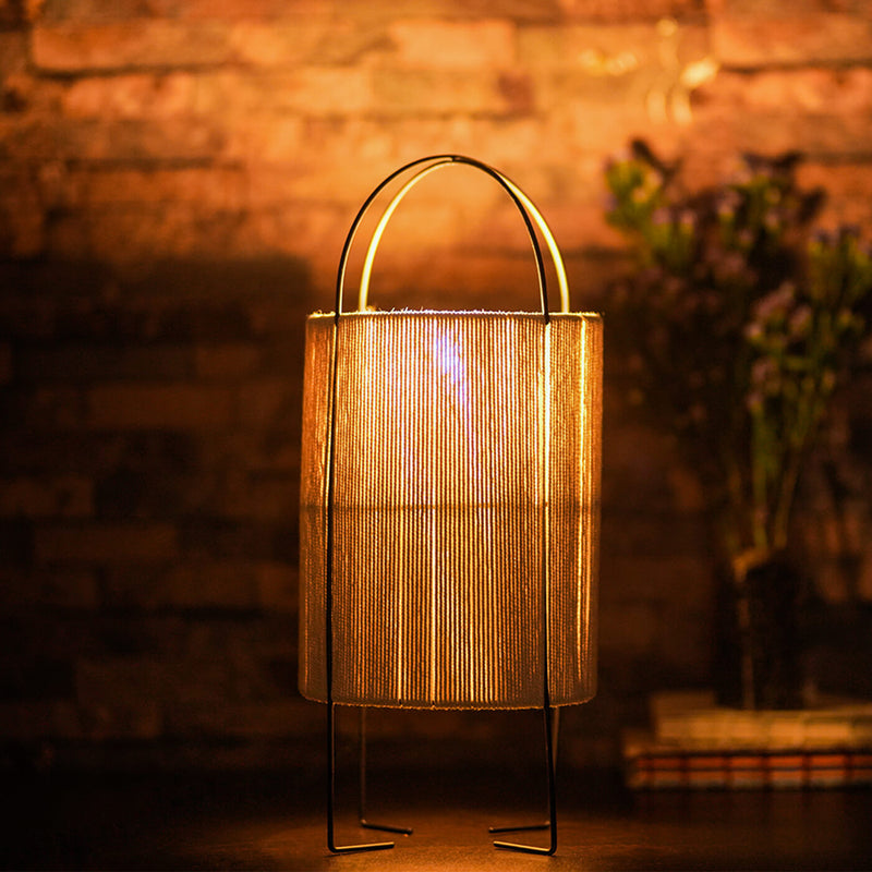 Handmade Cotton Thread Floor Lamp