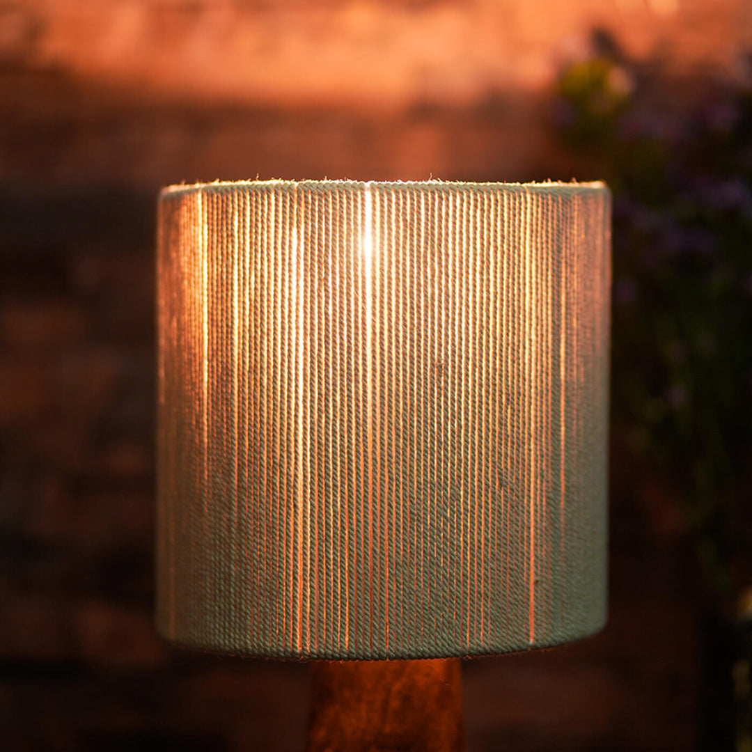 Handmade Sheesham Wood Base Lamp