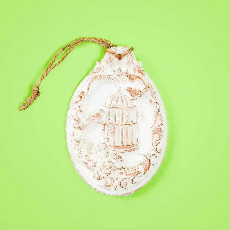 Bird Frame Scented Soy Wax Sachet - White