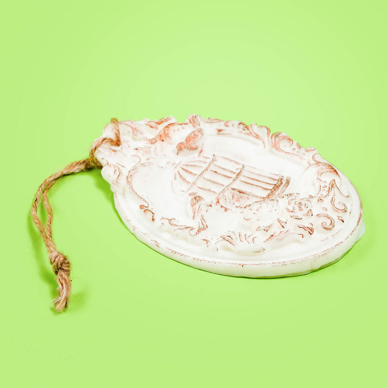 Bird Frame Scented Soy Wax Sachet - White