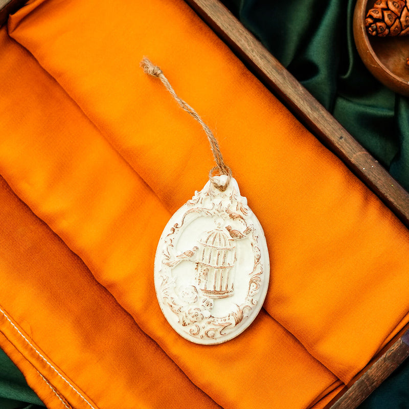 Bird Frame Scented Soy Wax Sachet - White