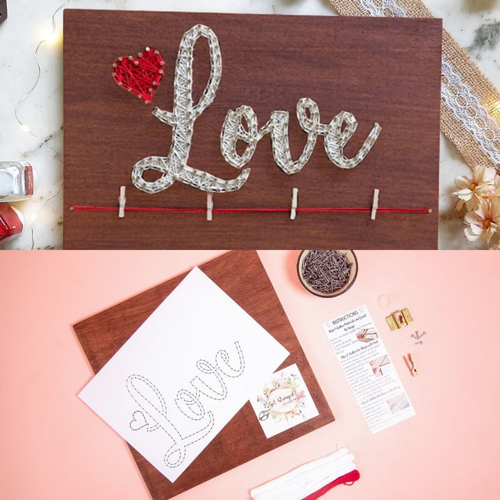 String Art DIY Kit - Love - Zwende