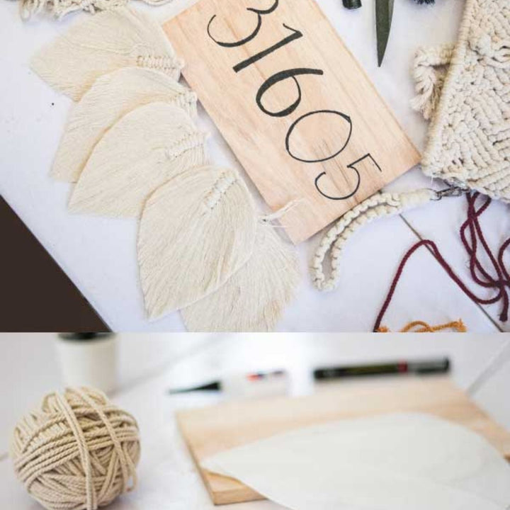 Macrame Nameboard - All-You-Need DIY Kit