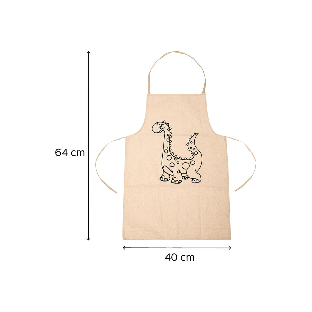 Dinosaur Apron and Cap Hamper