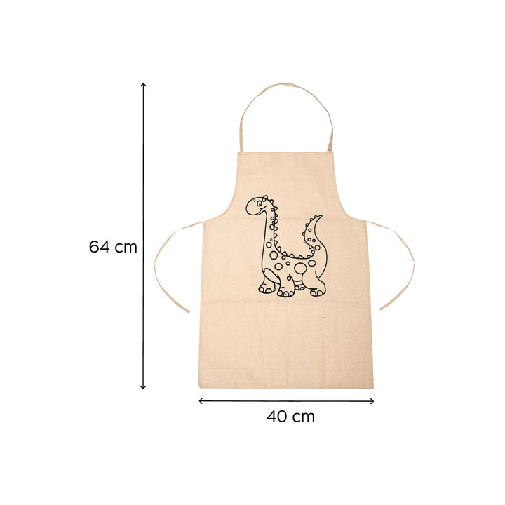 Dinosaur Apron and Cap Hamper