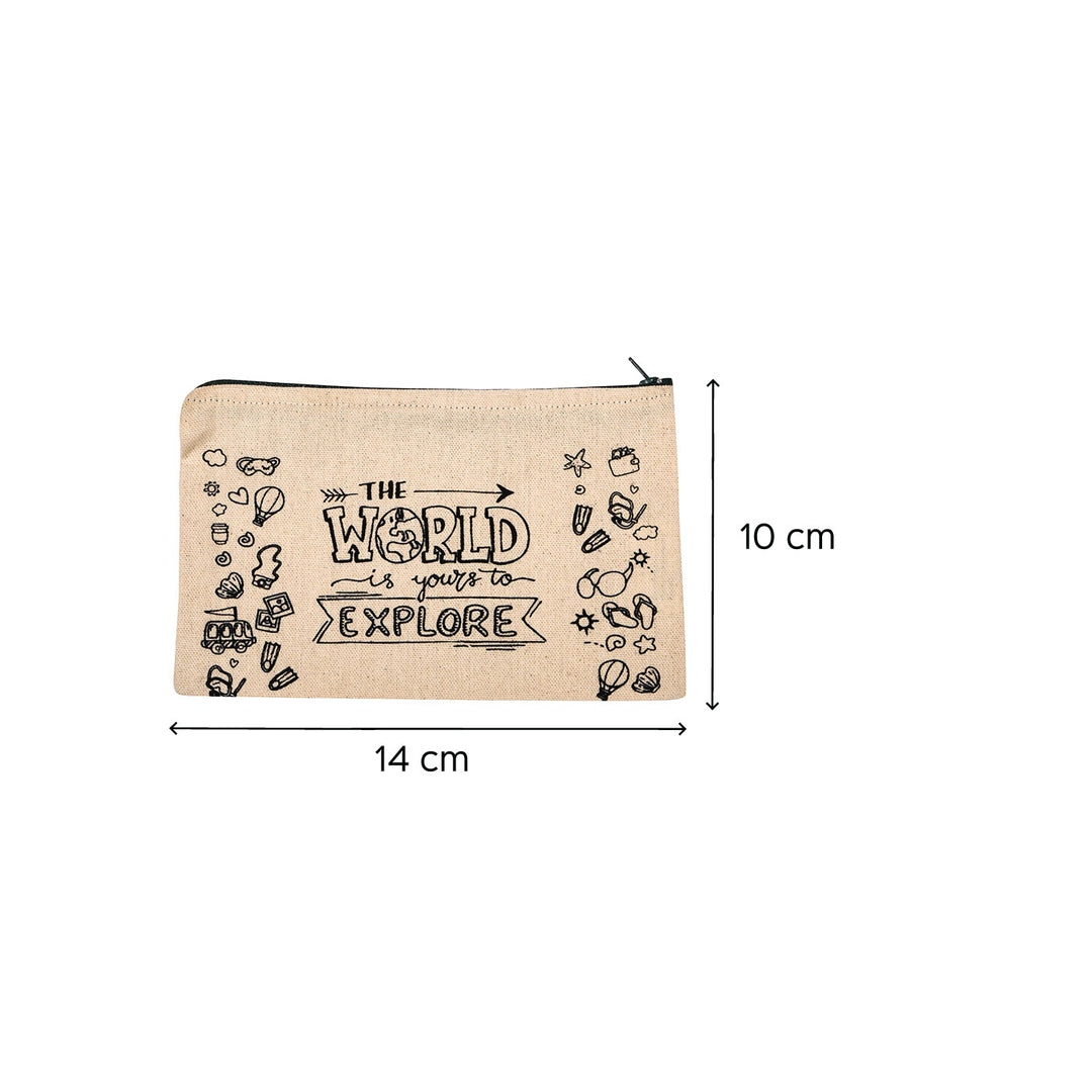 World Theme Travel Pouch - Pack of 6