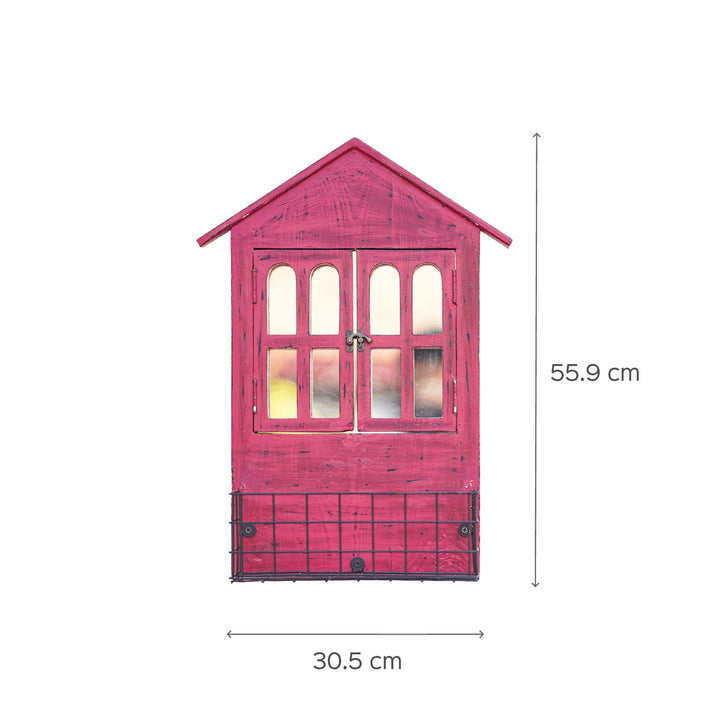 House Shaped Window Mirror