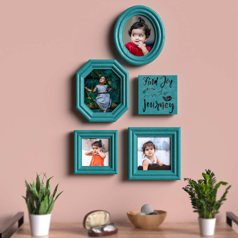 Photo Frame Collection - Green  | Set of 5